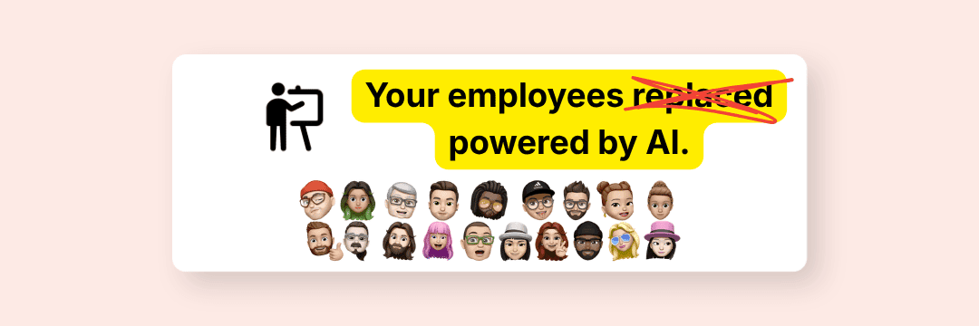 Illustration of AI training for teams